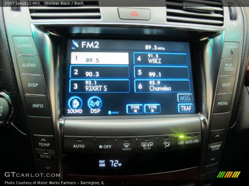 Obsidian Black / Black 2007 Lexus LS 460