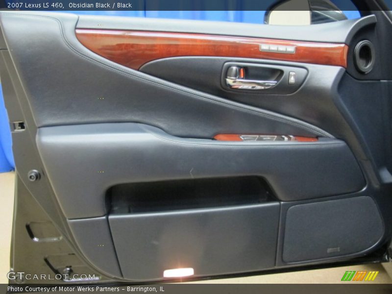 Obsidian Black / Black 2007 Lexus LS 460