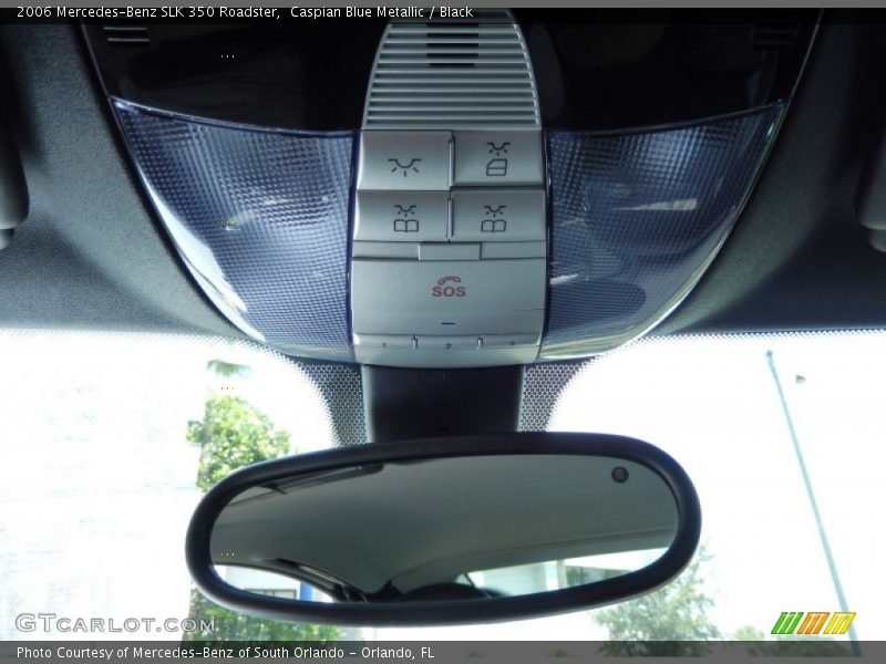 Controls of 2006 SLK 350 Roadster