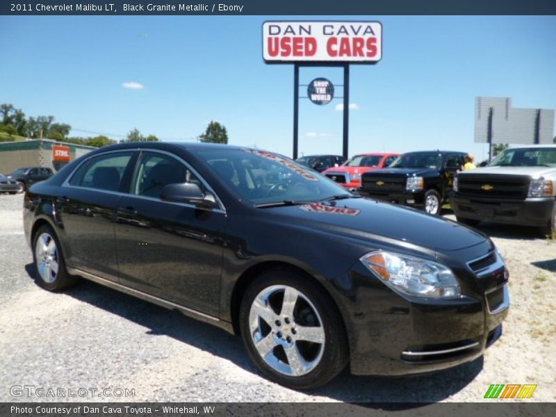Black Granite Metallic / Ebony 2011 Chevrolet Malibu LT