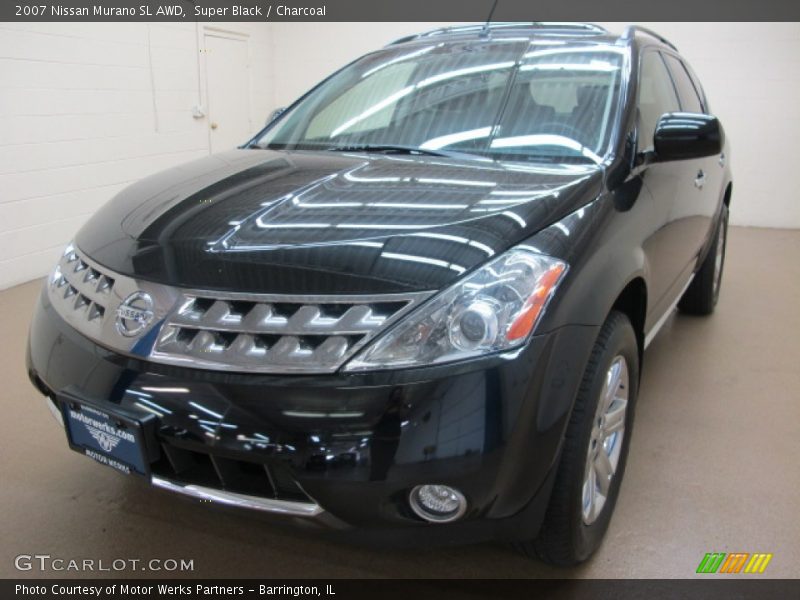 Super Black / Charcoal 2007 Nissan Murano SL AWD