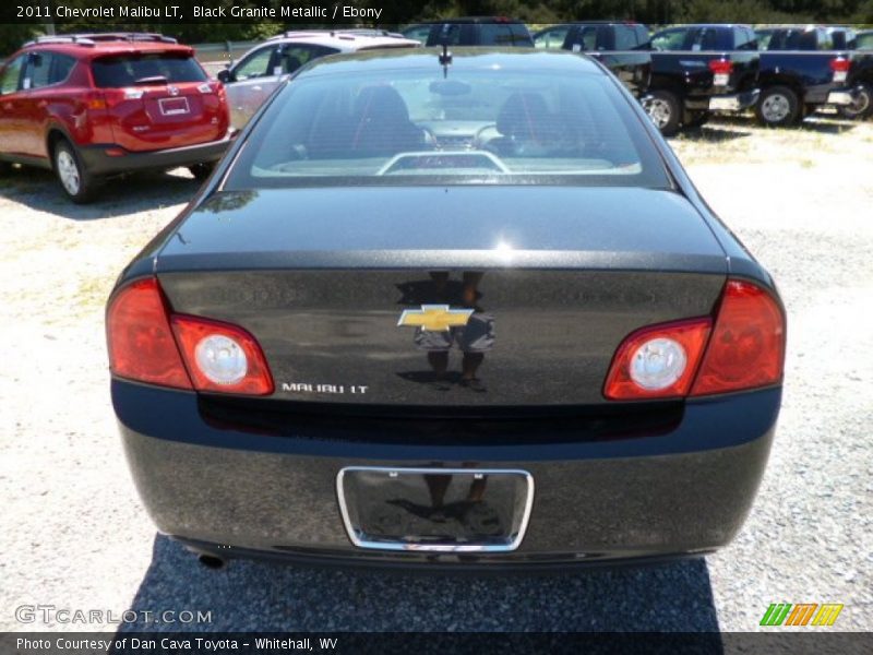 Black Granite Metallic / Ebony 2011 Chevrolet Malibu LT