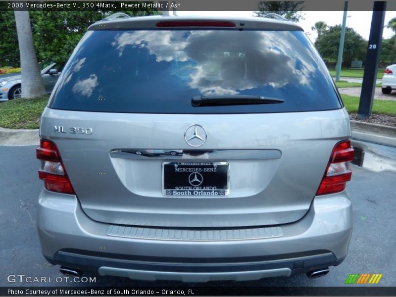Pewter Metallic / Ash 2006 Mercedes-Benz ML 350 4Matic