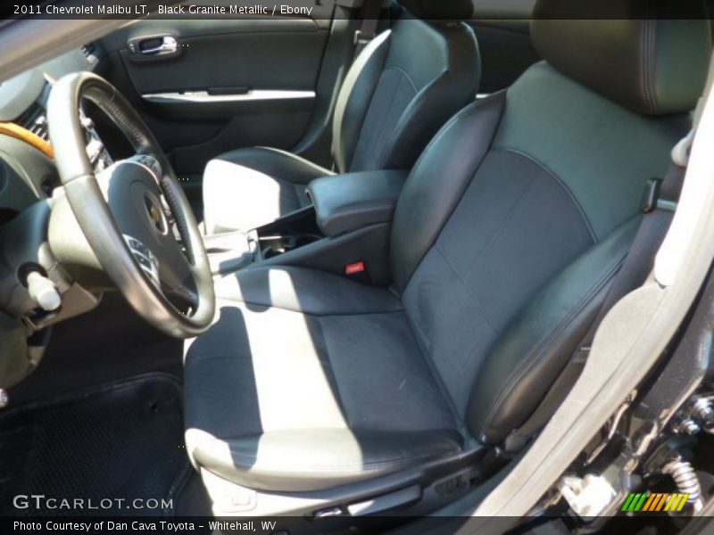 Black Granite Metallic / Ebony 2011 Chevrolet Malibu LT