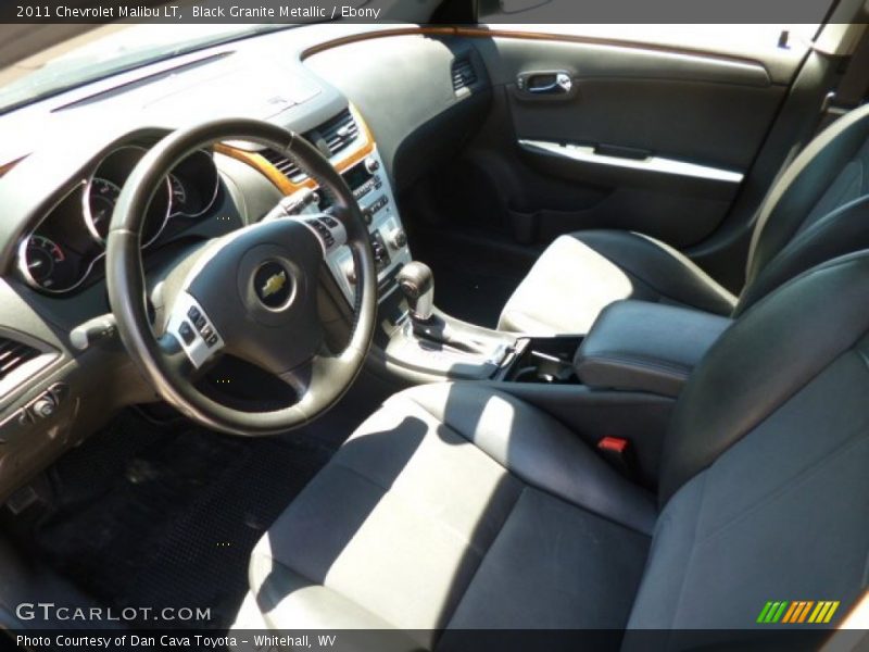 Black Granite Metallic / Ebony 2011 Chevrolet Malibu LT