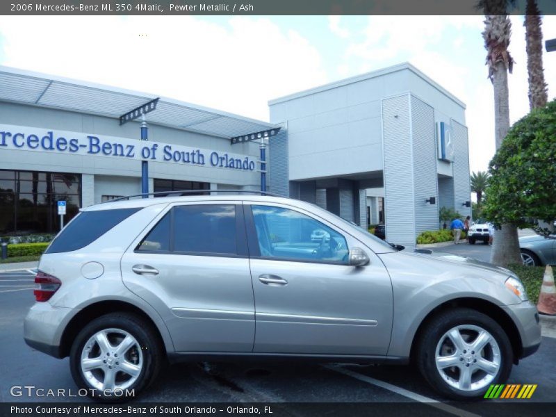 Pewter Metallic / Ash 2006 Mercedes-Benz ML 350 4Matic