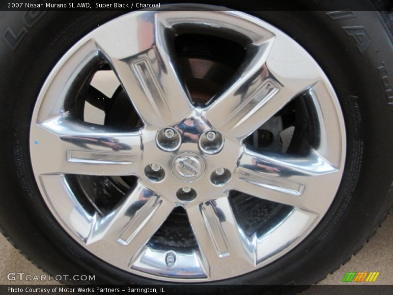 Super Black / Charcoal 2007 Nissan Murano SL AWD