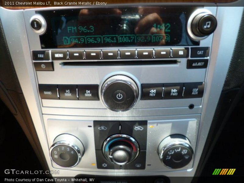 Black Granite Metallic / Ebony 2011 Chevrolet Malibu LT