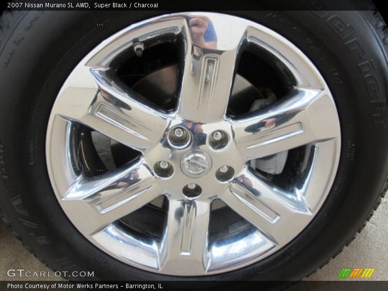 Super Black / Charcoal 2007 Nissan Murano SL AWD
