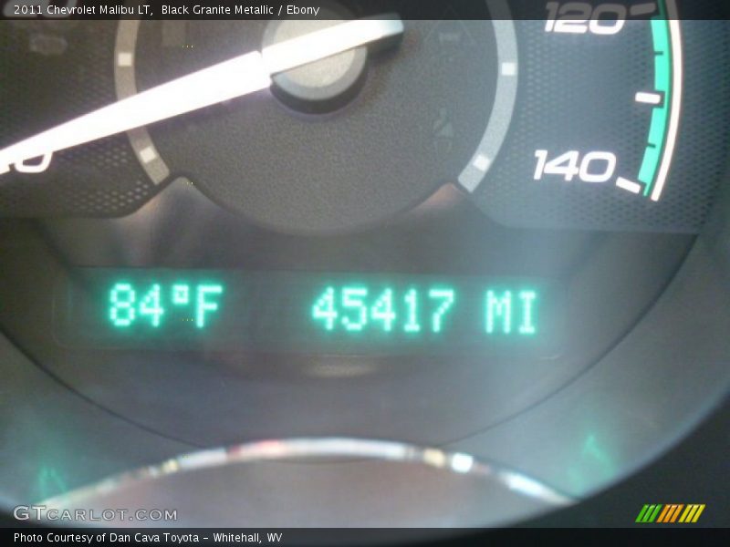 Black Granite Metallic / Ebony 2011 Chevrolet Malibu LT