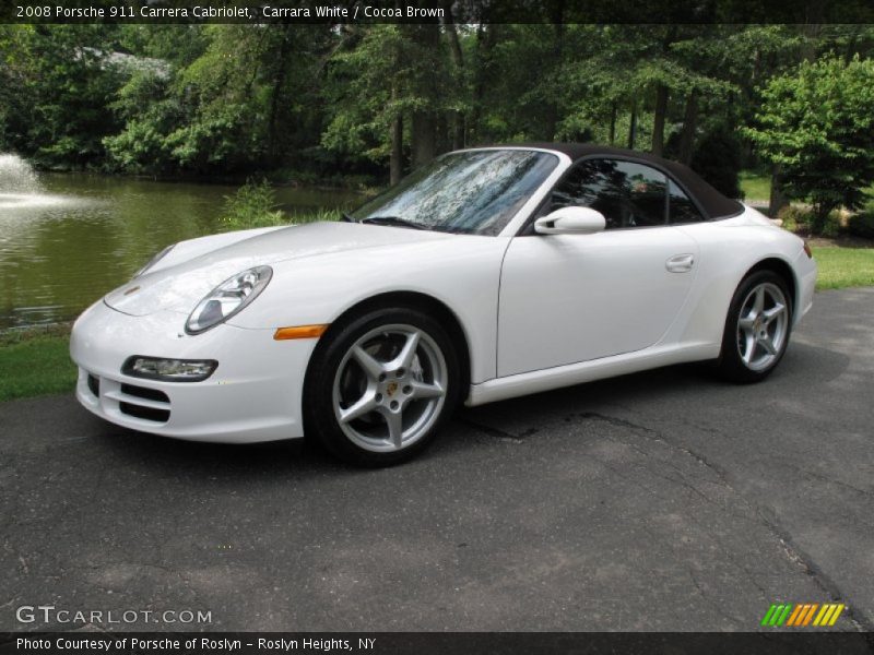Front 3/4 View of 2008 911 Carrera Cabriolet