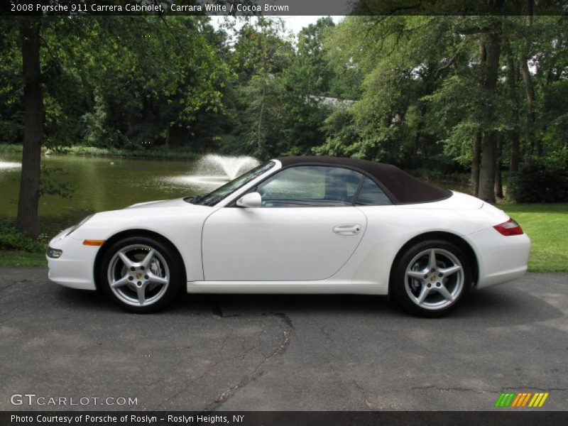  2008 911 Carrera Cabriolet Carrara White