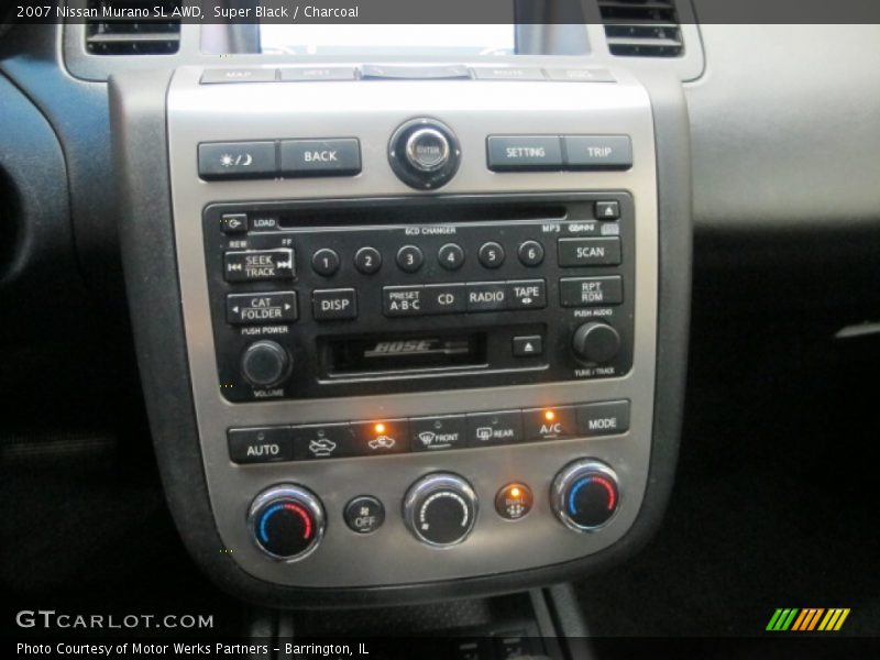 Super Black / Charcoal 2007 Nissan Murano SL AWD