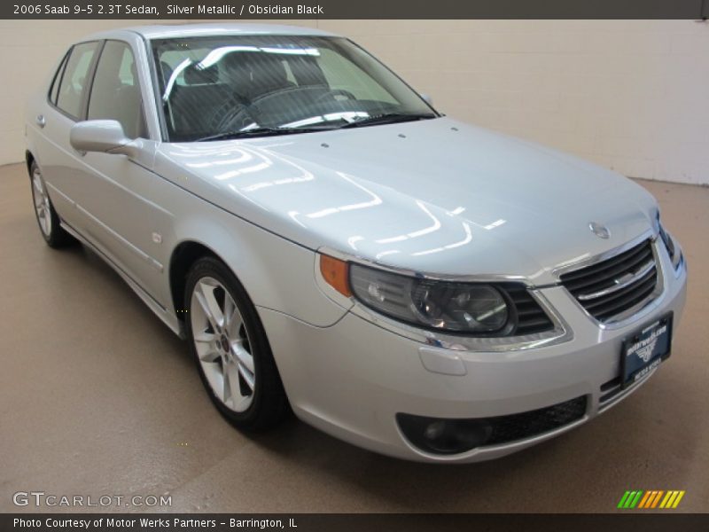 Silver Metallic / Obsidian Black 2006 Saab 9-5 2.3T Sedan
