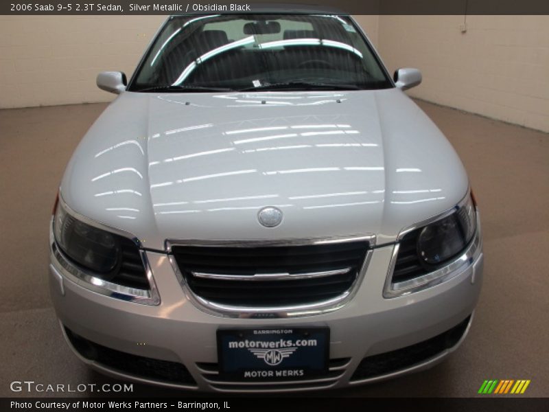 Silver Metallic / Obsidian Black 2006 Saab 9-5 2.3T Sedan