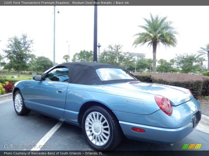 Medium Steel Blue Metallic / Black Ink 2005 Ford Thunderbird Premium Roadster