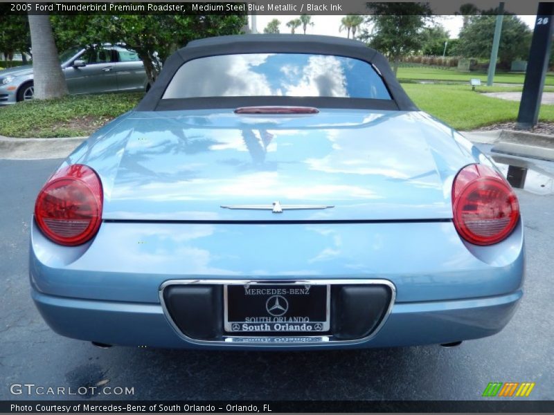 Medium Steel Blue Metallic / Black Ink 2005 Ford Thunderbird Premium Roadster