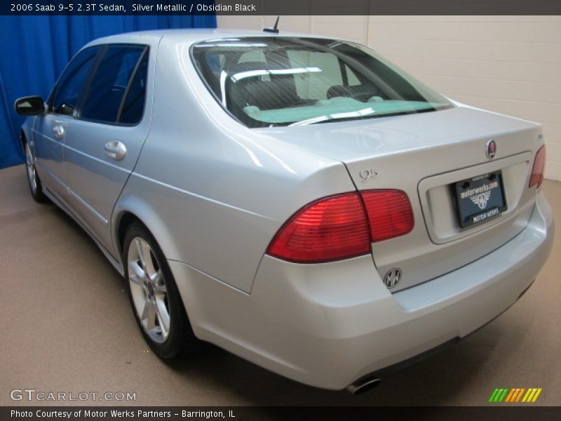Silver Metallic / Obsidian Black 2006 Saab 9-5 2.3T Sedan