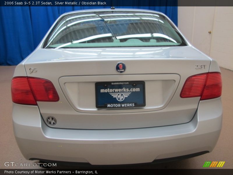 Silver Metallic / Obsidian Black 2006 Saab 9-5 2.3T Sedan