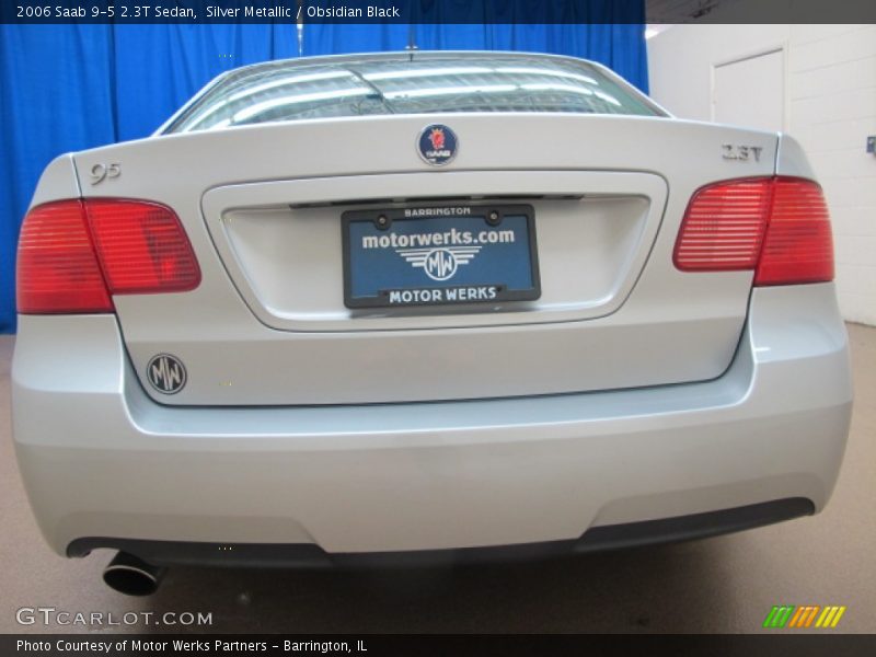 Silver Metallic / Obsidian Black 2006 Saab 9-5 2.3T Sedan