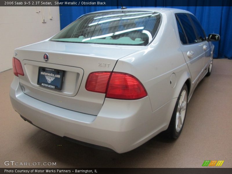 Silver Metallic / Obsidian Black 2006 Saab 9-5 2.3T Sedan