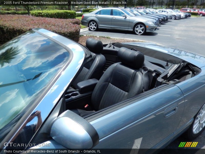 Medium Steel Blue Metallic / Black Ink 2005 Ford Thunderbird Premium Roadster