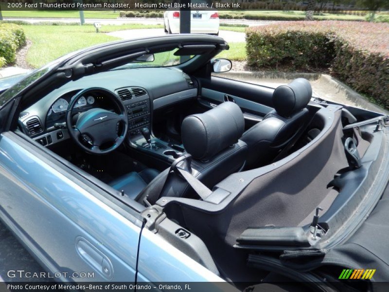 Medium Steel Blue Metallic / Black Ink 2005 Ford Thunderbird Premium Roadster