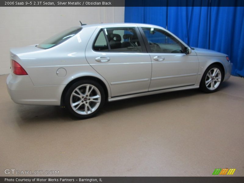 Silver Metallic / Obsidian Black 2006 Saab 9-5 2.3T Sedan