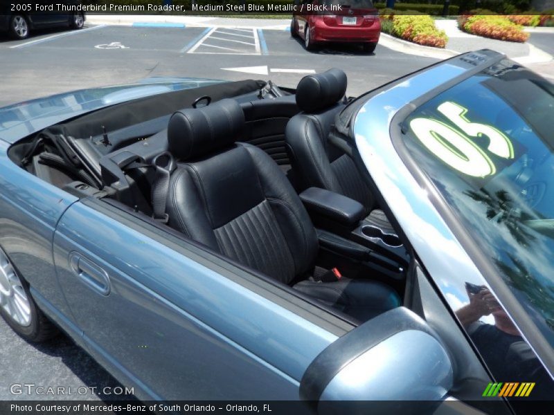 Medium Steel Blue Metallic / Black Ink 2005 Ford Thunderbird Premium Roadster