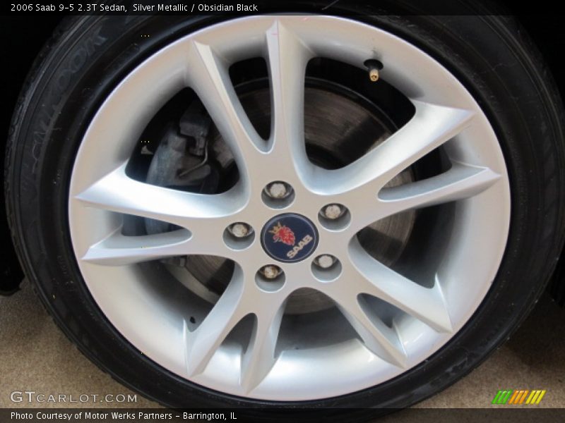 Silver Metallic / Obsidian Black 2006 Saab 9-5 2.3T Sedan
