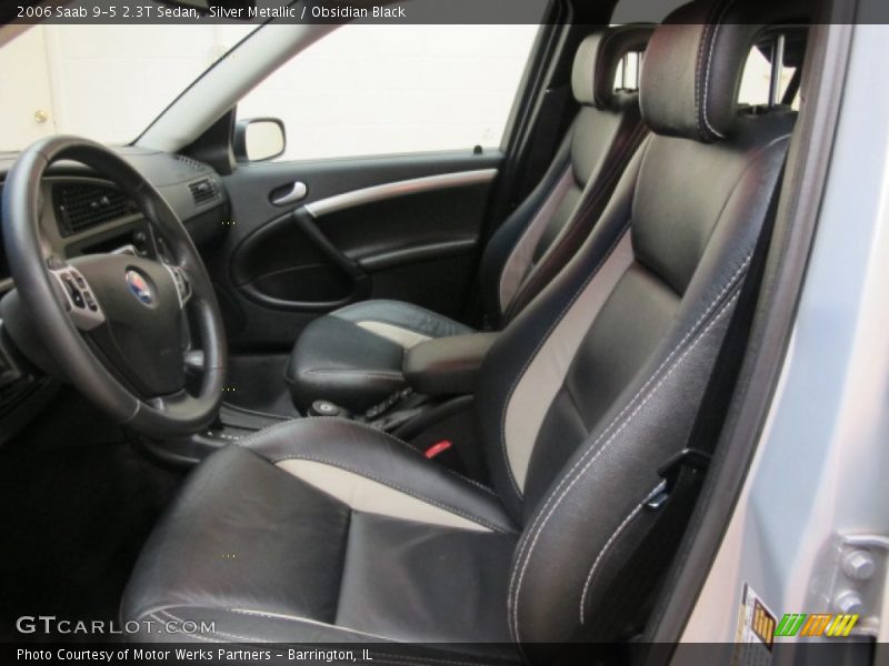 Silver Metallic / Obsidian Black 2006 Saab 9-5 2.3T Sedan