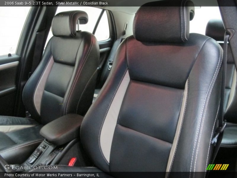 Silver Metallic / Obsidian Black 2006 Saab 9-5 2.3T Sedan