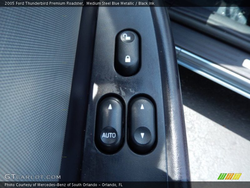 Medium Steel Blue Metallic / Black Ink 2005 Ford Thunderbird Premium Roadster