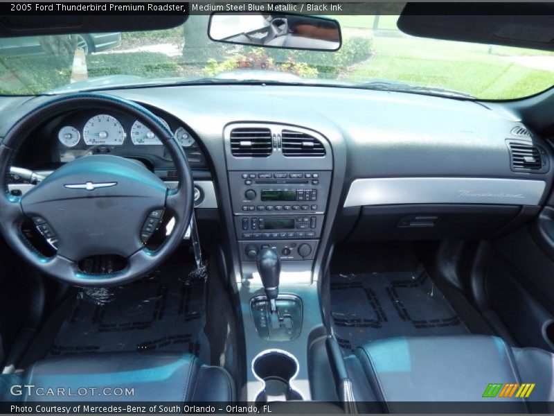 Medium Steel Blue Metallic / Black Ink 2005 Ford Thunderbird Premium Roadster