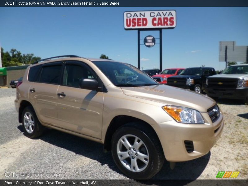 Sandy Beach Metallic / Sand Beige 2011 Toyota RAV4 V6 4WD