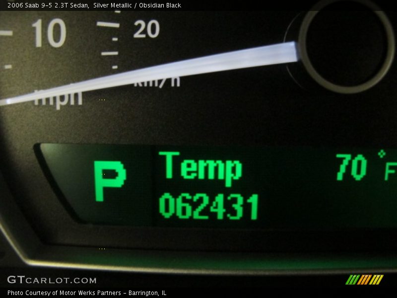 Silver Metallic / Obsidian Black 2006 Saab 9-5 2.3T Sedan