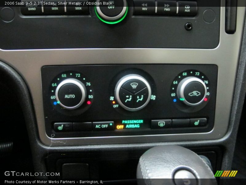 Silver Metallic / Obsidian Black 2006 Saab 9-5 2.3T Sedan