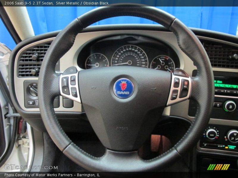Silver Metallic / Obsidian Black 2006 Saab 9-5 2.3T Sedan