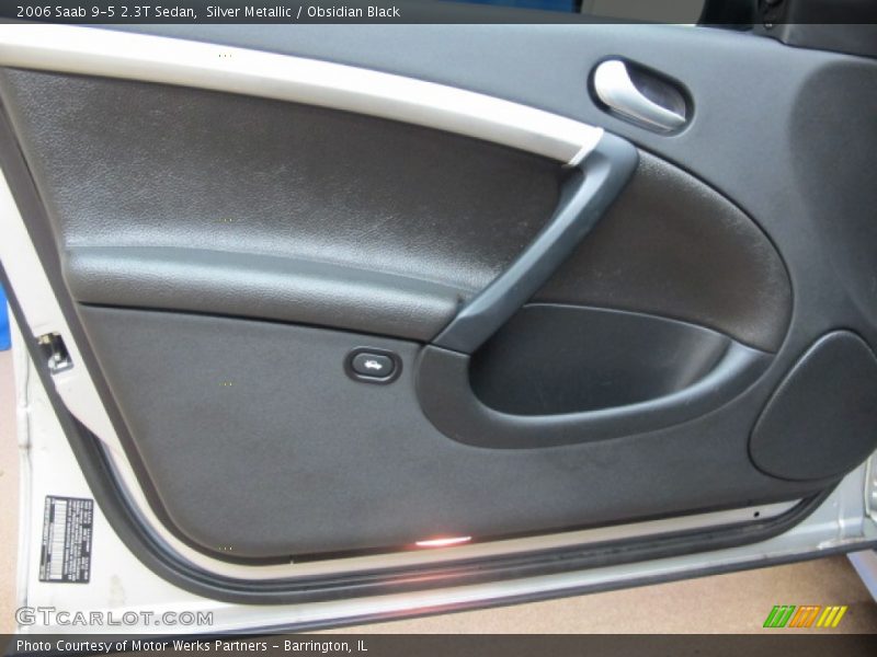 Silver Metallic / Obsidian Black 2006 Saab 9-5 2.3T Sedan