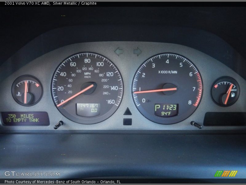 Silver Metallic / Graphite 2001 Volvo V70 XC AWD