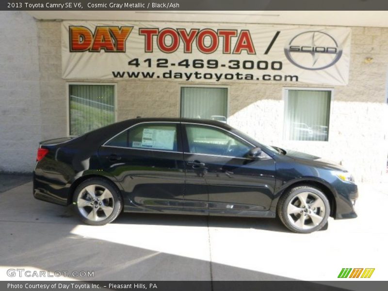 Cosmic Gray Metallic / Black/Ash 2013 Toyota Camry SE V6