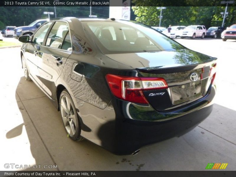 Cosmic Gray Metallic / Black/Ash 2013 Toyota Camry SE V6