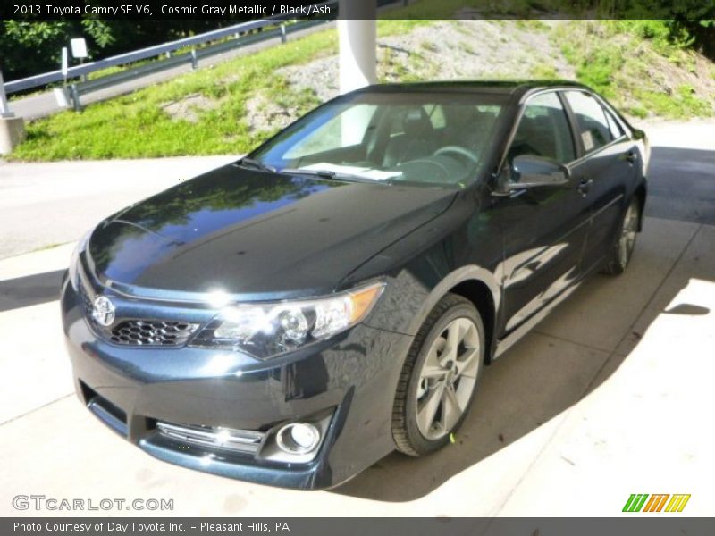 Cosmic Gray Metallic / Black/Ash 2013 Toyota Camry SE V6