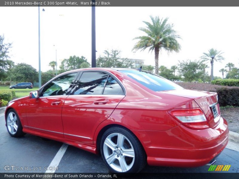Mars Red / Black 2010 Mercedes-Benz C 300 Sport 4Matic