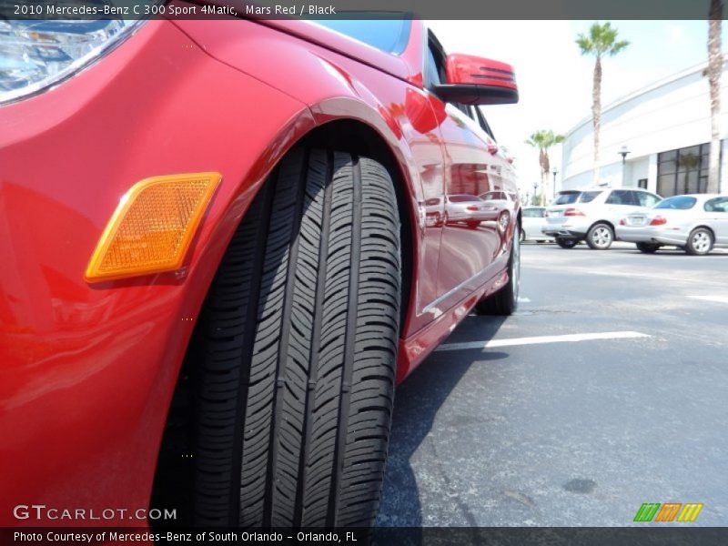 Mars Red / Black 2010 Mercedes-Benz C 300 Sport 4Matic