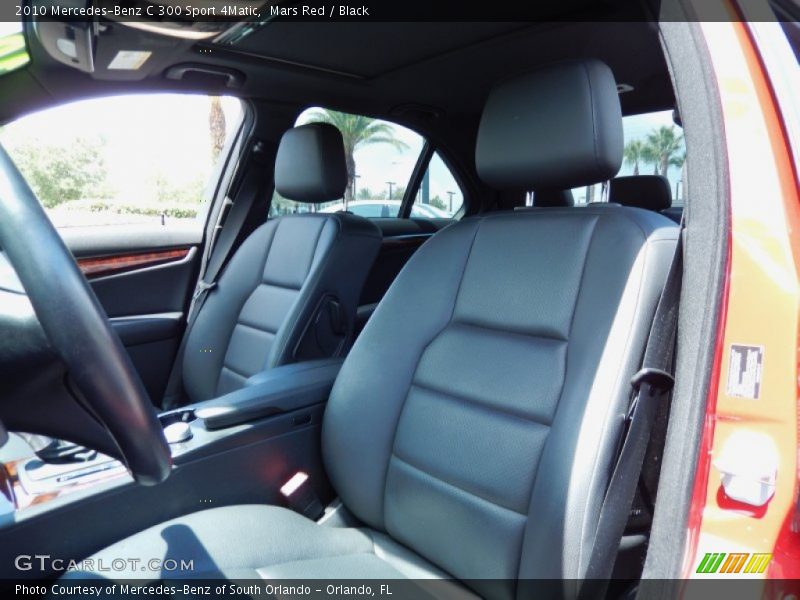 Mars Red / Black 2010 Mercedes-Benz C 300 Sport 4Matic