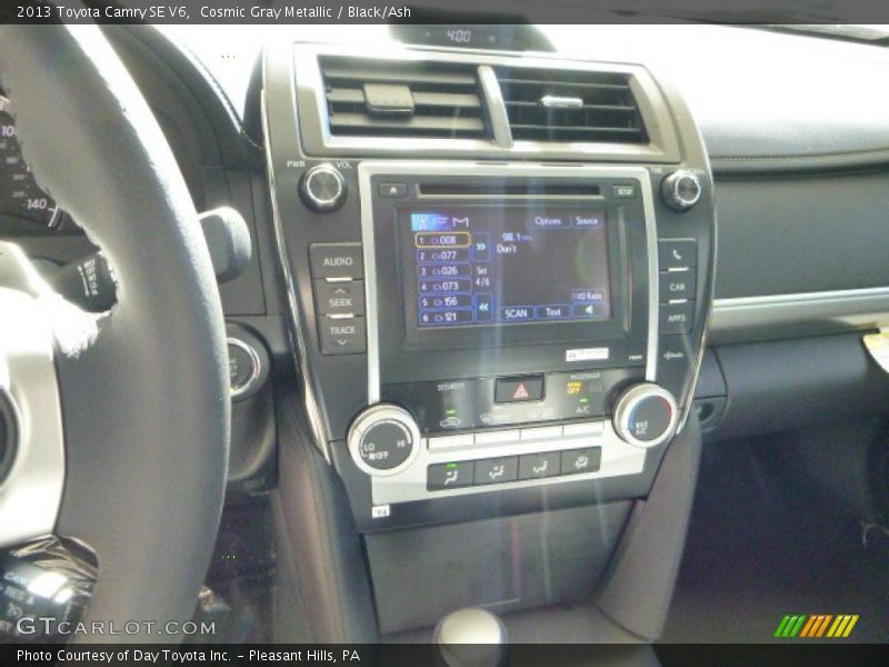 Cosmic Gray Metallic / Black/Ash 2013 Toyota Camry SE V6