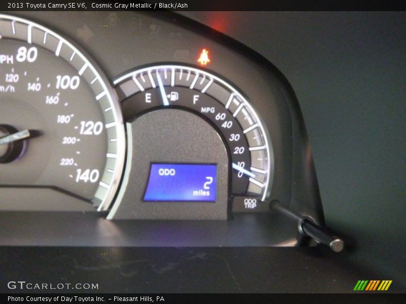 Cosmic Gray Metallic / Black/Ash 2013 Toyota Camry SE V6