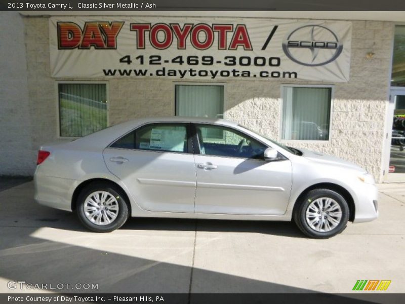 Classic Silver Metallic / Ash 2013 Toyota Camry L
