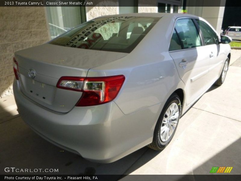 Classic Silver Metallic / Ash 2013 Toyota Camry L